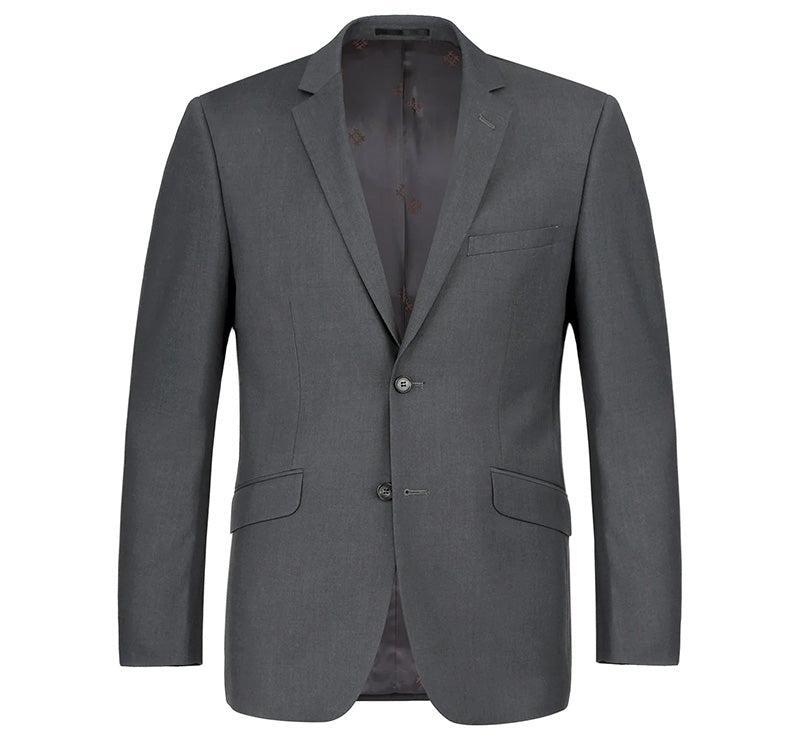 Vanderbilt Collection - Classic 2 Piece Suit 2 Buttons Regular Fit In Gray Product Image