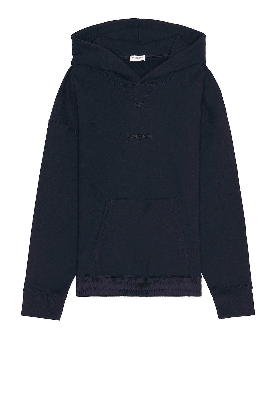 Saint Laurent Hoodie in Blue Product Image