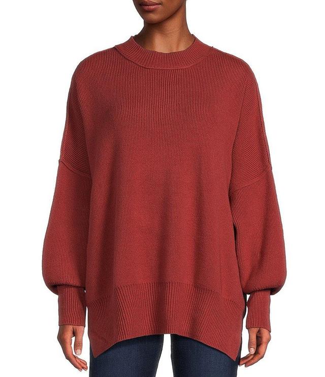 Takara Oversized Crew Neck Pullover Sweater Product Image