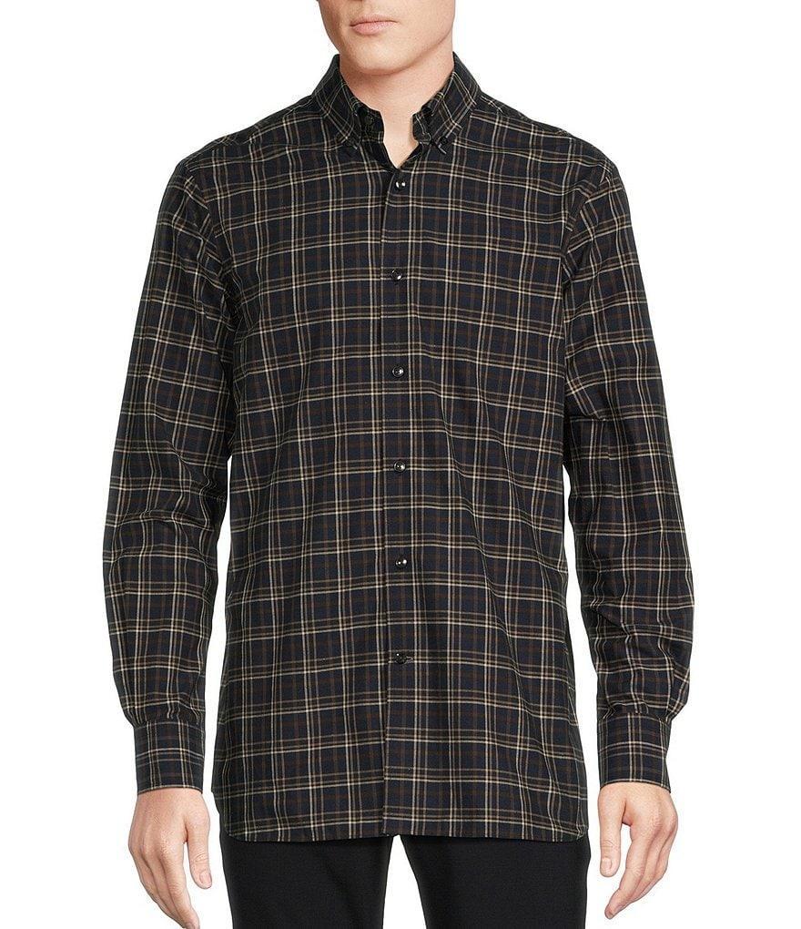 Daniel Cremieux Signature Label Medium Plaid Long Sleeve Woven Shirt Product Image