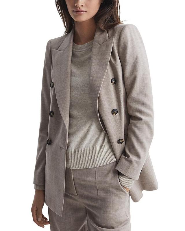 Womens Hazel Wool Double-Breasted Coat Product Image