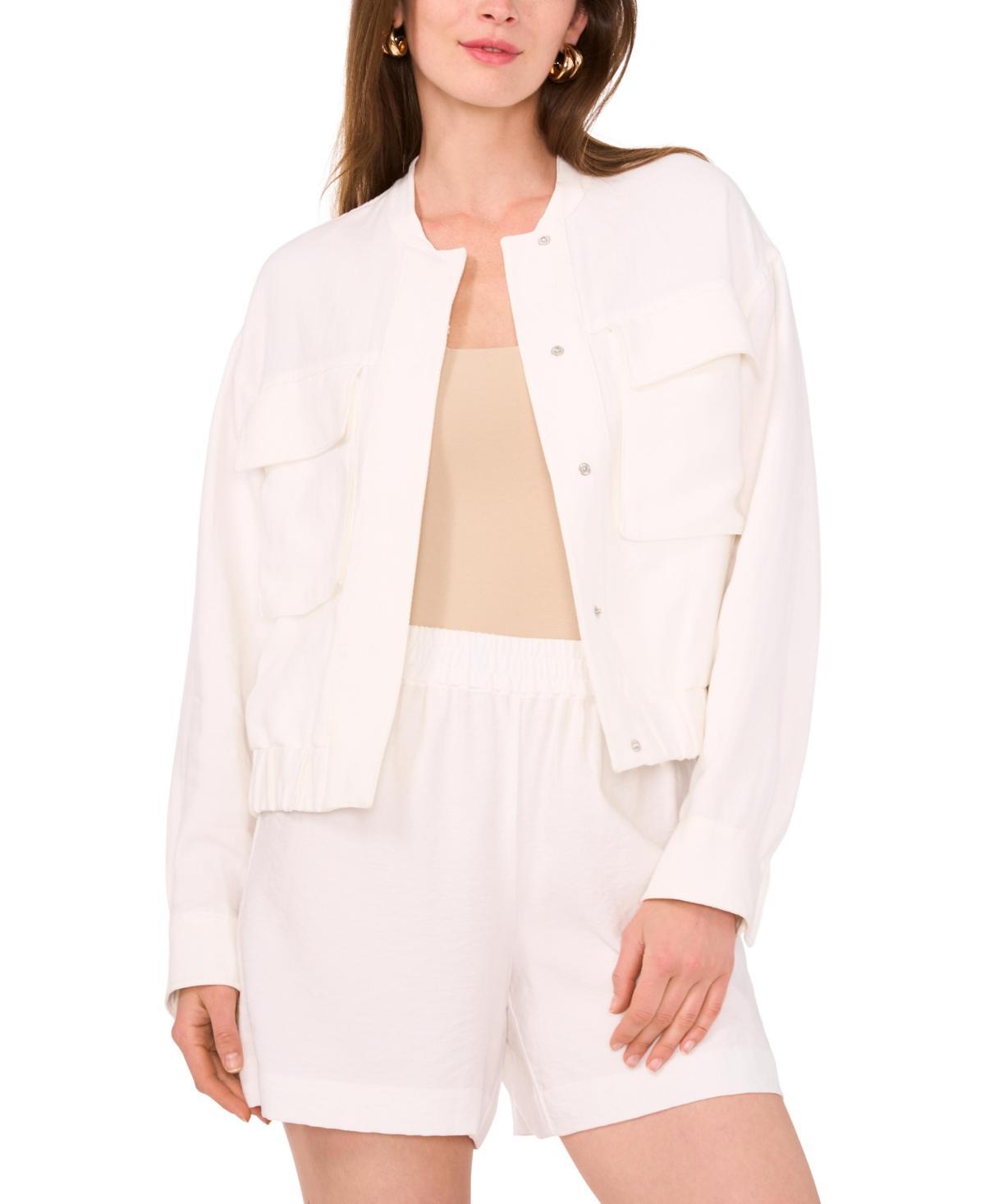 Vince Camuto Womens Relaxed Bomber Jacket Product Image