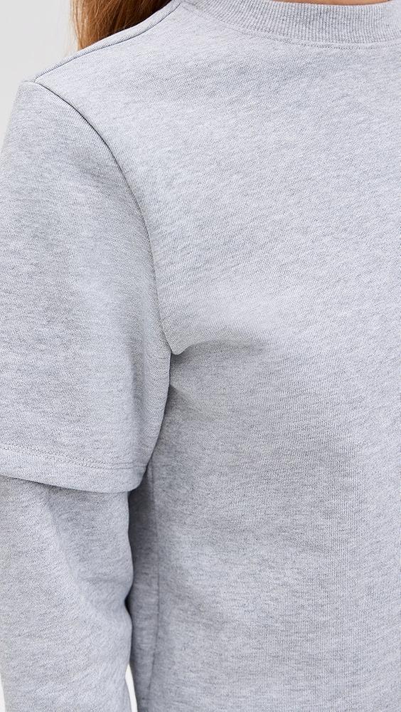 Still Here 2Tee Sweatshirt in Heather Grey | Shopbop Product Image