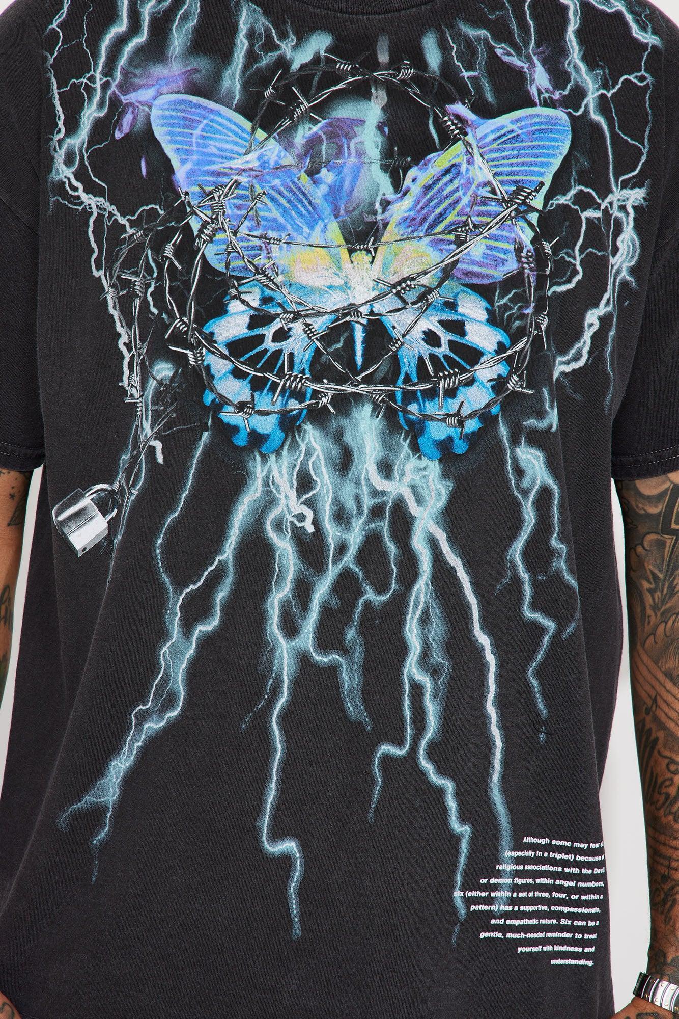 Lightning Monarch Short Sleeve Tee - Black Product Image