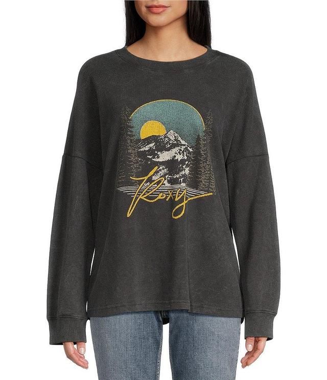 Roxy Long Sleeve Eastside Thermal Graphic Sweatshirt Product Image