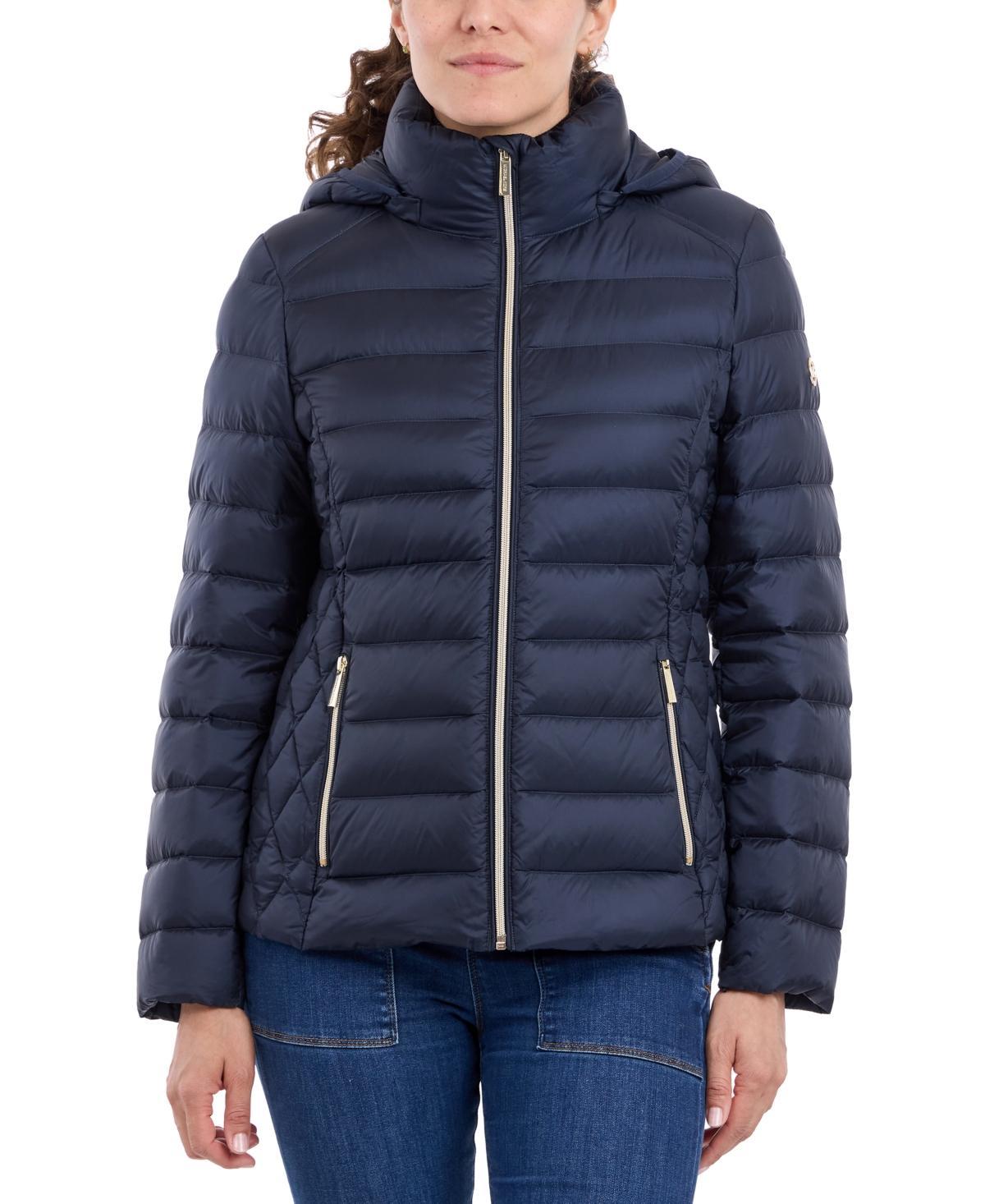 Michael Michael Kors Womens Hooded Packable Down Puffer Coat, Created for Macys Product Image