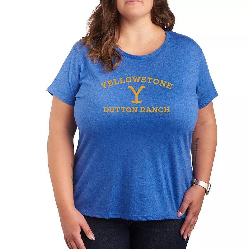 Plus Yellowstone Y Dutton Ranch Logo Graphic Tee, Womens Product Image