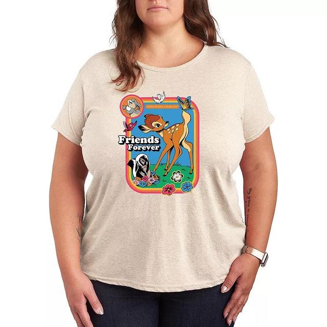 Disneys Bambi Plus Friends Forever Graphic Tee, Womens Product Image