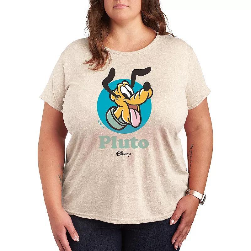 Disneys Pluto Plus Graphic Tee, Womens Product Image