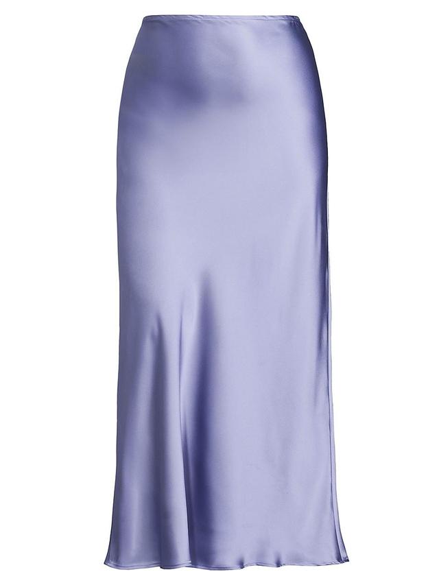 Womens Satin Slip Maxi Skirt Product Image