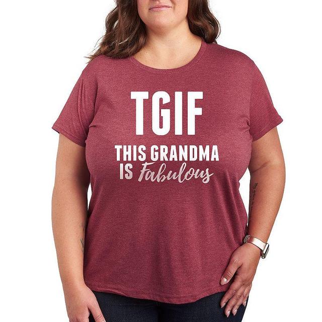 Plus This Grandma Is Fabulous Graphic Tee, Womens Product Image