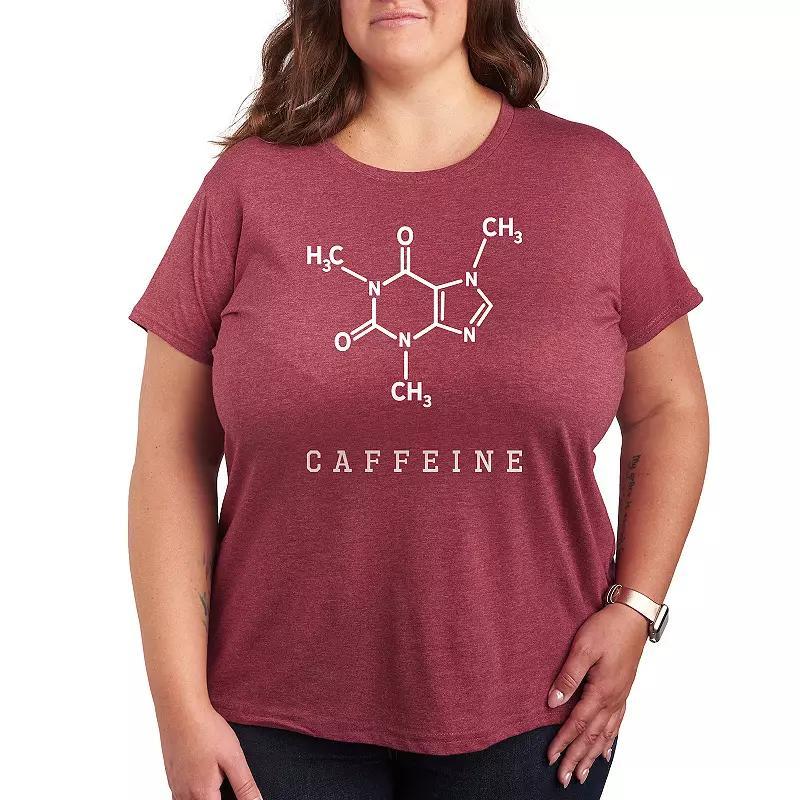 Plus Know Your Worth Graphic Tee, Womens Med Red Product Image