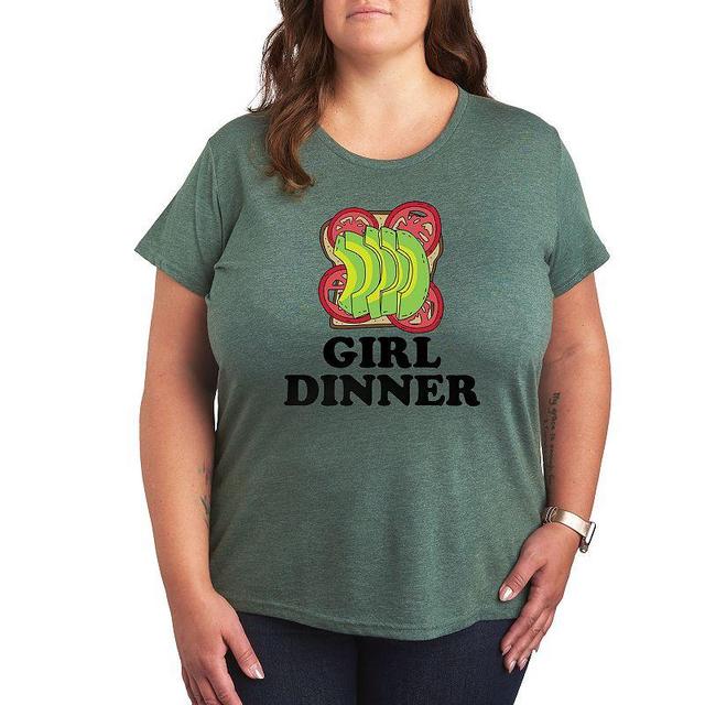 Plus Girl Dinner Avocado Toast Graphic Tee, Girls Product Image