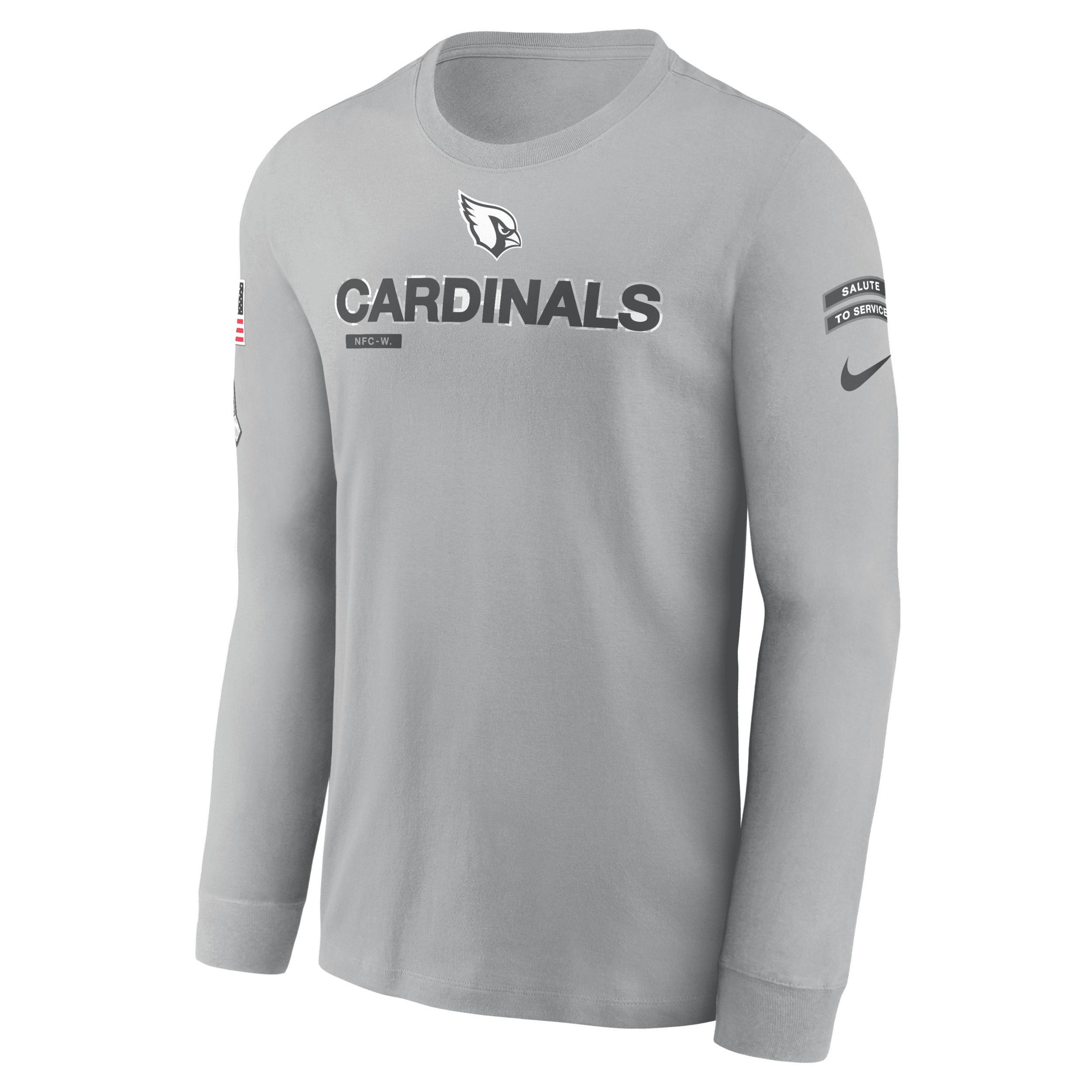 Arizona Cardinals Salute to Service Mascot Edge Legend Nike Mens NFL Long-Sleeve T-Shirt Product Image