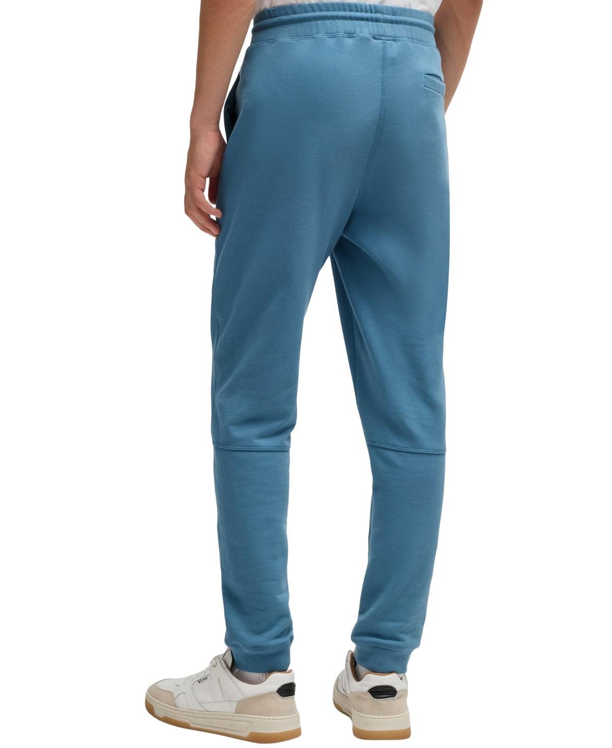 Boss By  Men's Logo Patch Tracksuit Bottoms In Open Blue Product Image