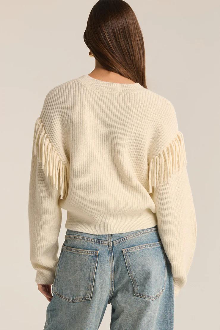 On The Fringe Sweater Product Image