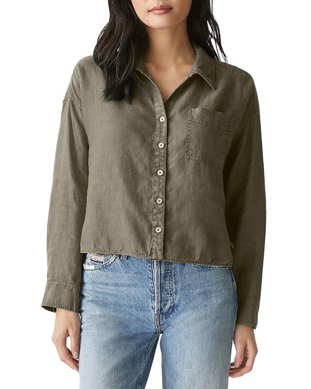 Michael Stars Gracie Shirt (Field) Women's Clothing Product Image