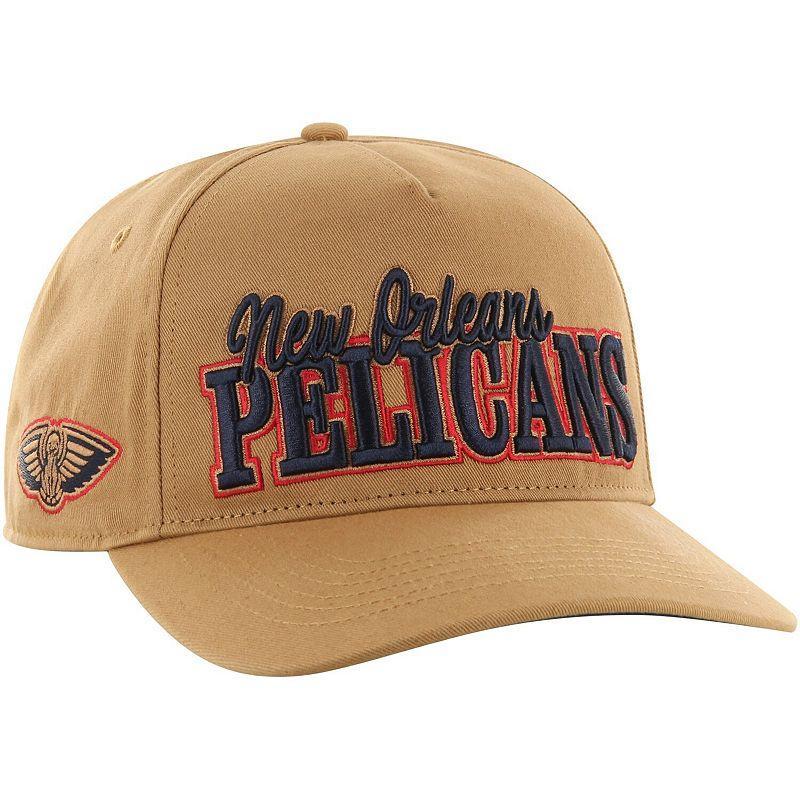 Mens 47 Tan New Orleans Pelicans Barnes Hitch Adjustable Hat Product Image