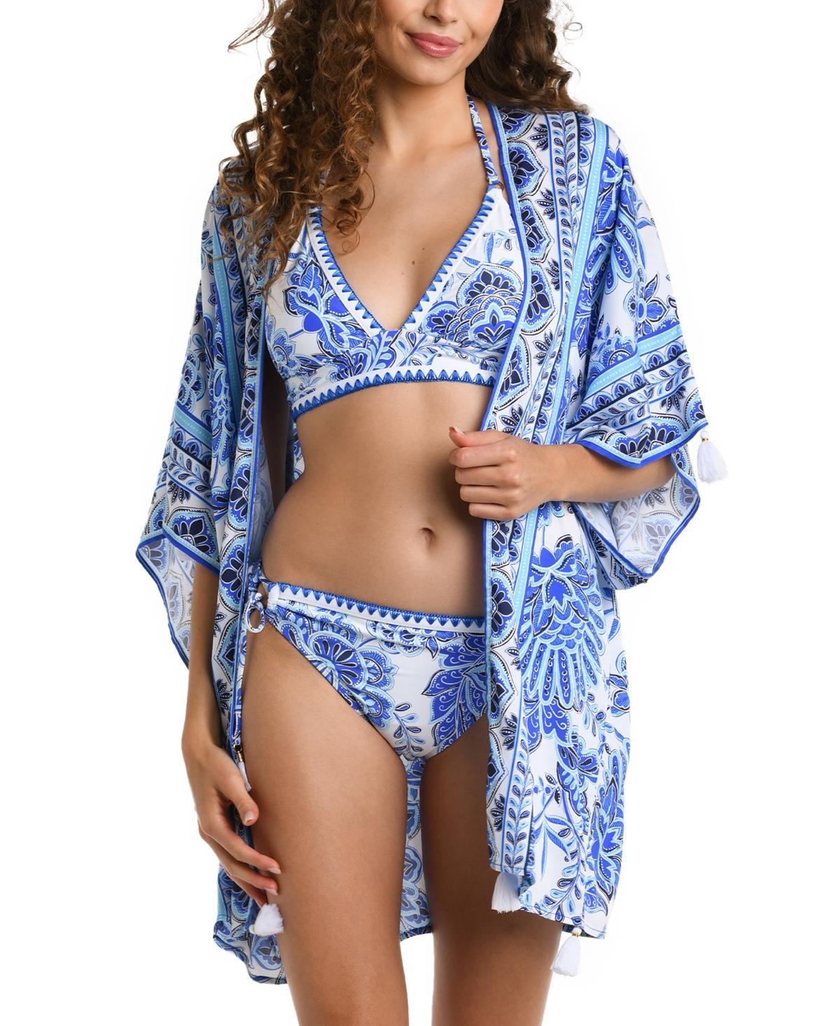 La Blanca Womens Beyond Printed Kimono Swim Cover-Up Product Image