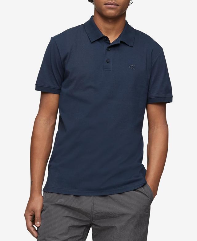 Calvin Klein Short Sleeve Classic Fit Smooth Polo Shirt Product Image