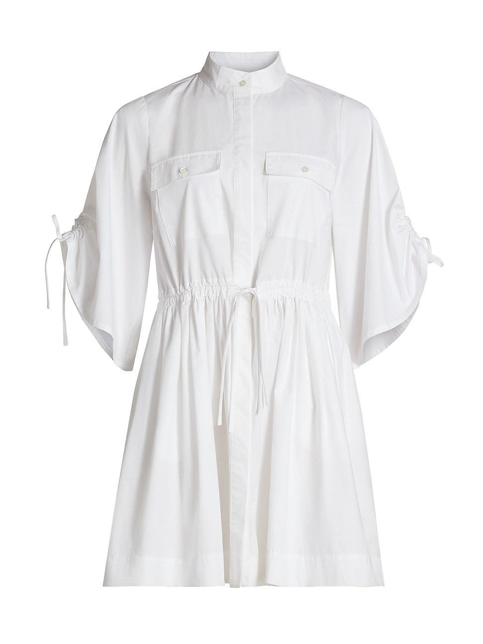 Womens Hannah Cotton Poplin Minidress Product Image