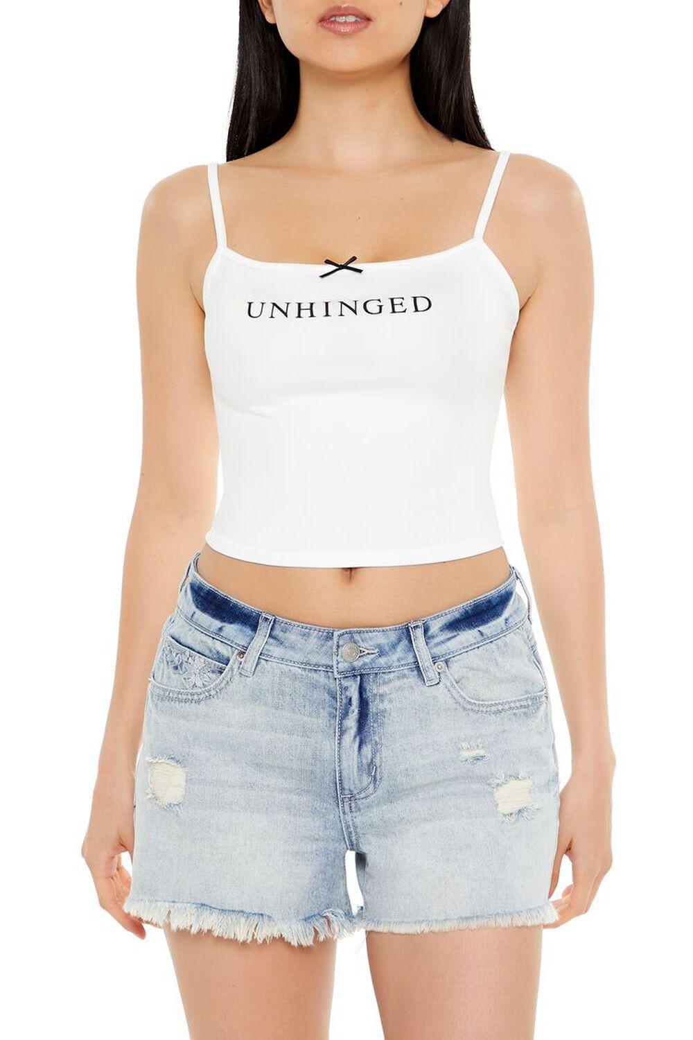 Unhinged Graphic Cropped Cami | Forever 21 Product Image