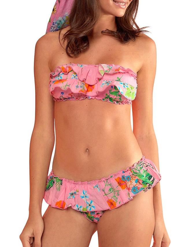 Womens Flirt Ruffle Bikini Top Product Image