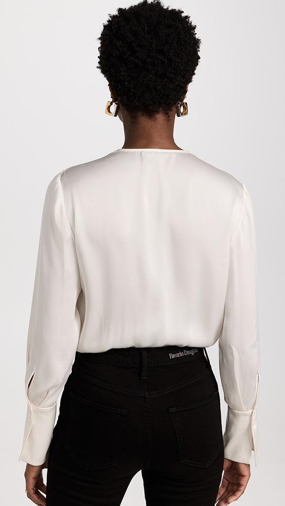 Favorite Daughter The Date Blouse Thong Bodysuit | Shopbop Product Image