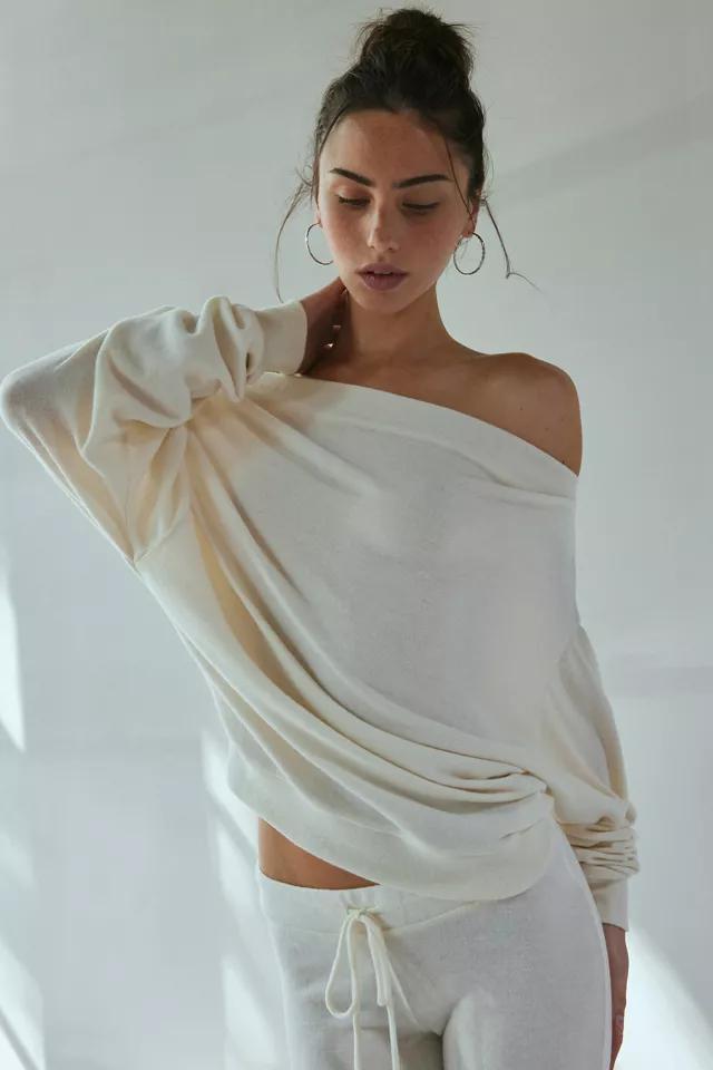 Out From Under Clarity Cozy Knit Off-The-Shoulder Top Product Image