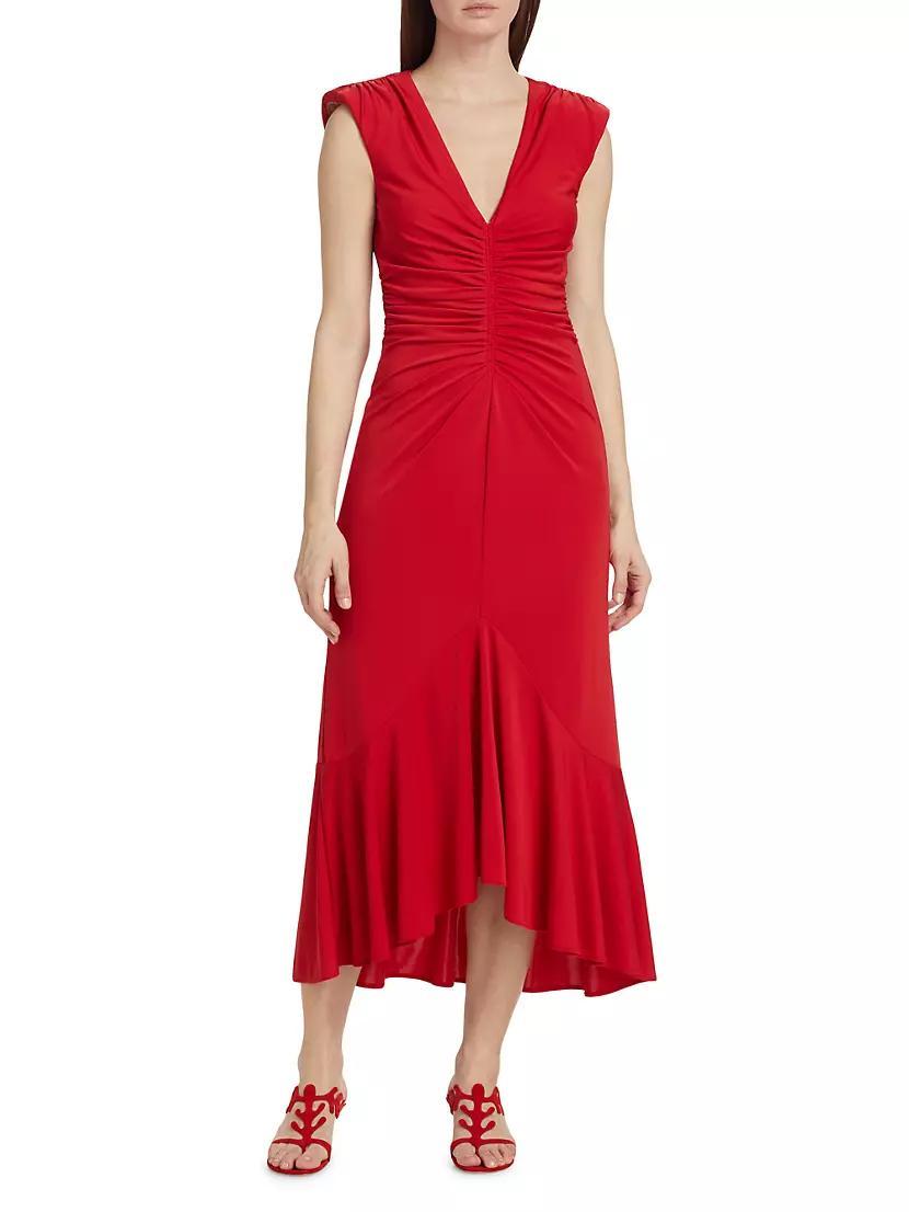 Dianne Ruched Midi-Dress Product Image