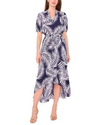 Sam & Jess Womens Printed High-Low Maxi Dress Product Image