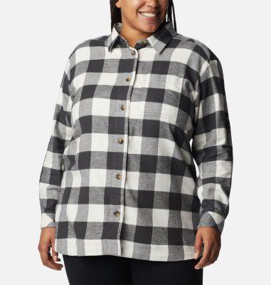 Columbia Women's Holly Hideaway Flannel Shirt - Plus Size- Product Image