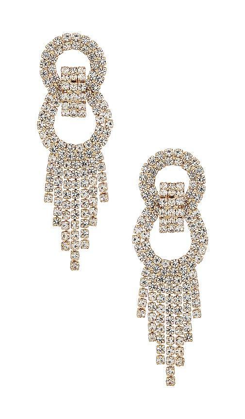 Crystal Fringe Earrings Ettika Product Image