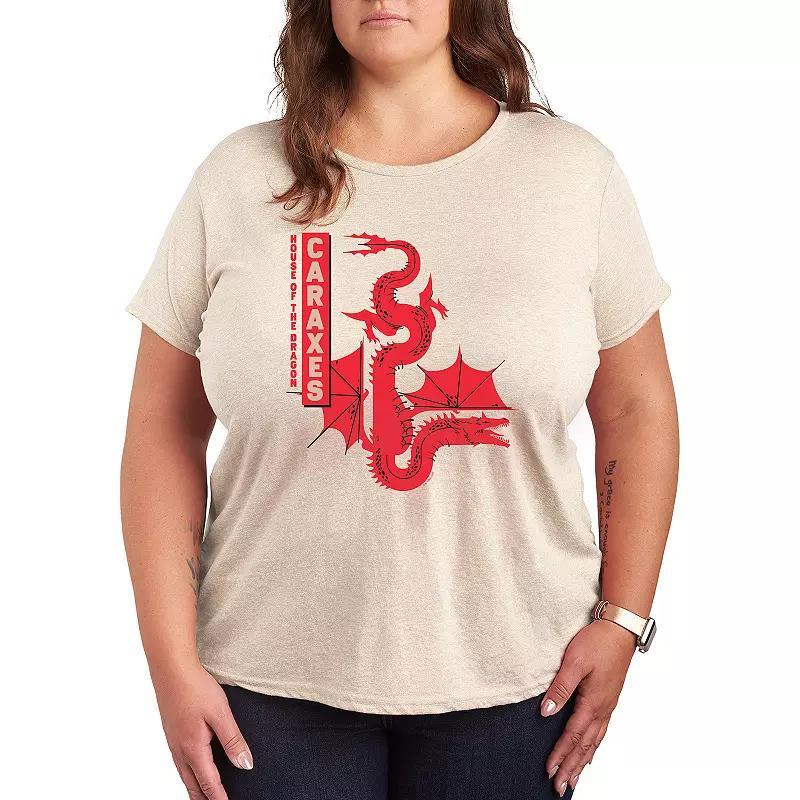 Plus House of the Dragon Caraxes Dragon Graphic Tee, Womens Product Image