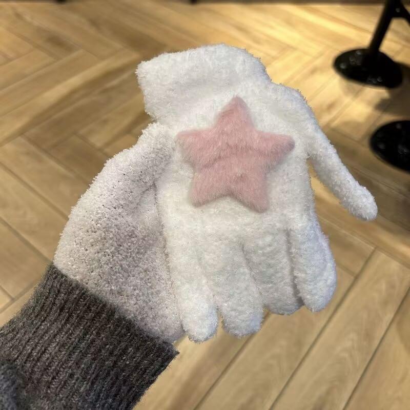 Star Coral Fleece Gloves Product Image