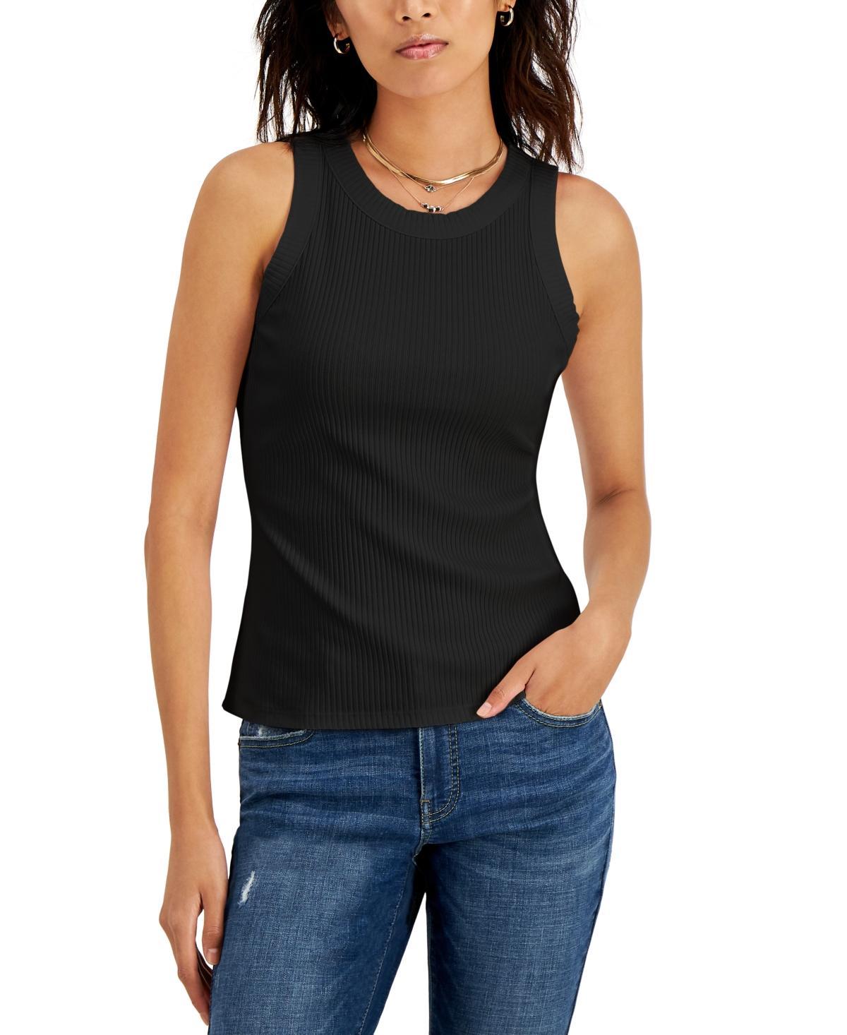 Women's Ribbed Crewneck Tank, Created for Macy's Product Image