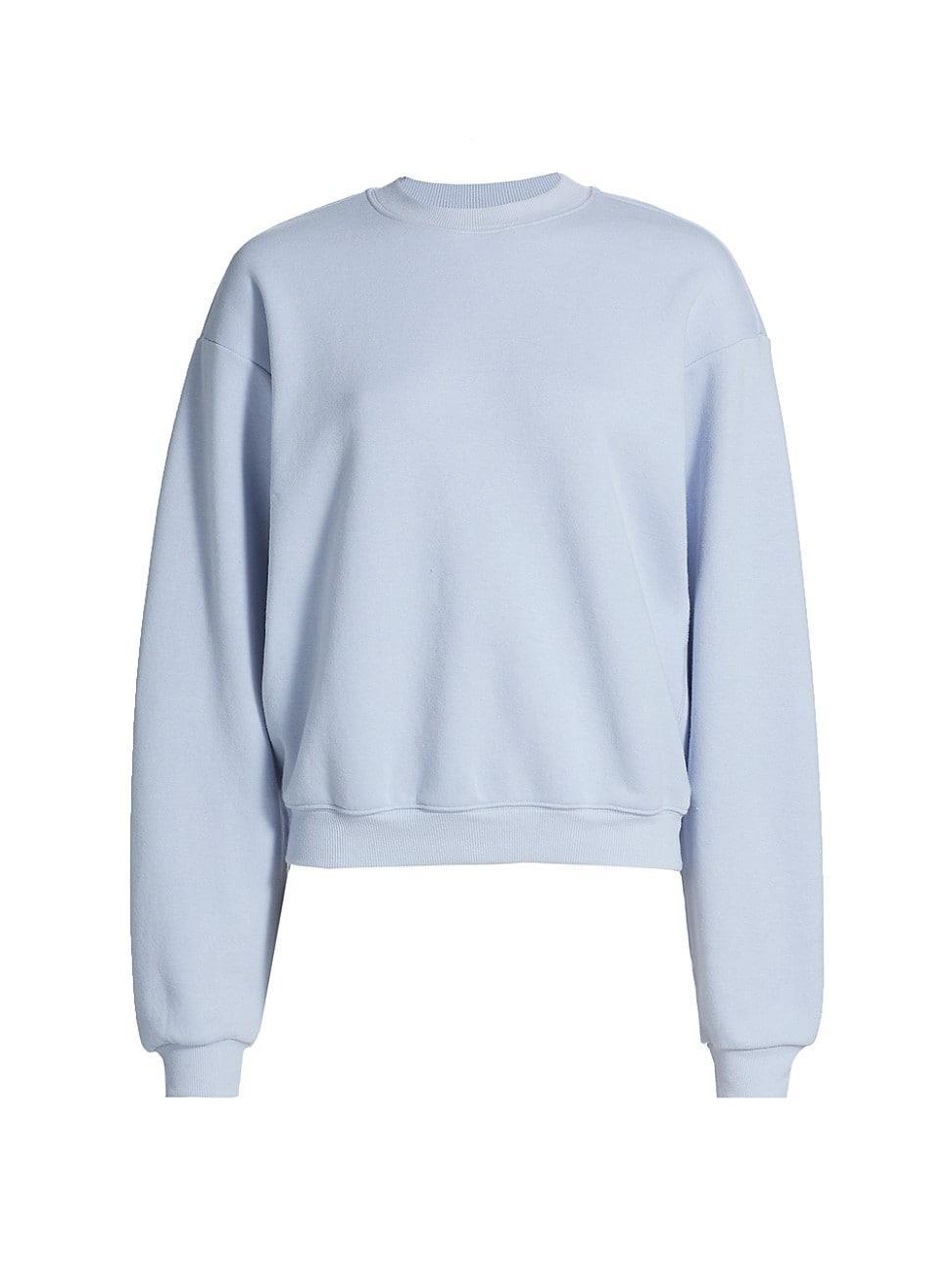 Womens Cotton-Blend Crewneck Sweatshirt Product Image