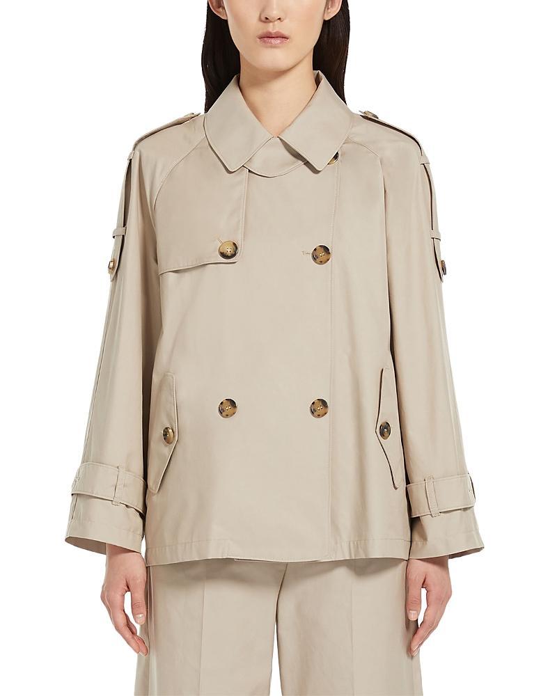 Womens D-Trench Cotton-Blend Jacket Product Image