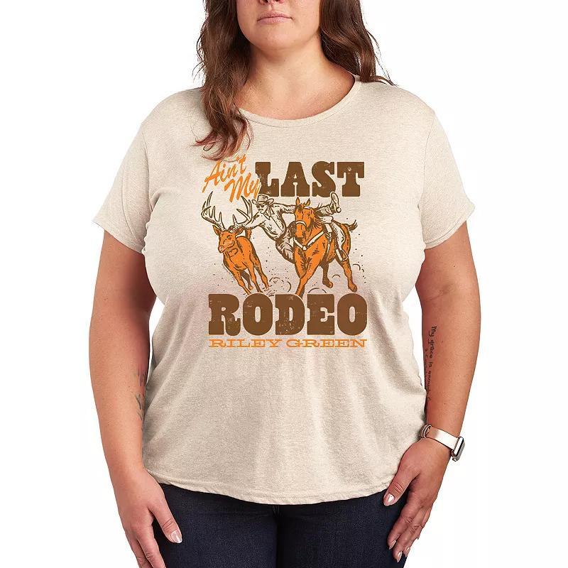 Plus Size Riley Green Last Rodeo Graphic Tee, Womens Product Image