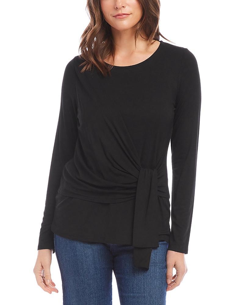 Karen Kane Drape Front Knit Top Product Image