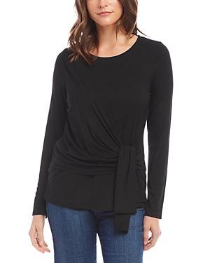 Karen Kane Drape Front Knit Top Product Image