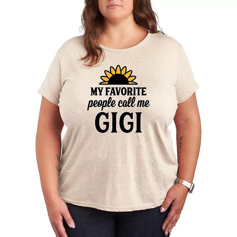 Plus Favorite People Gigi Graphic Tee, Womens Product Image