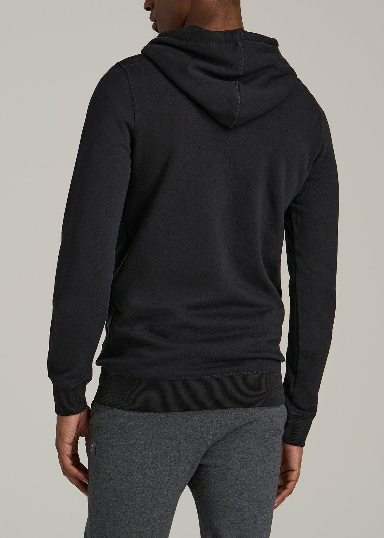 Wearever 2.0 Fleece Hoodie for Tall Men in Black Male Product Image