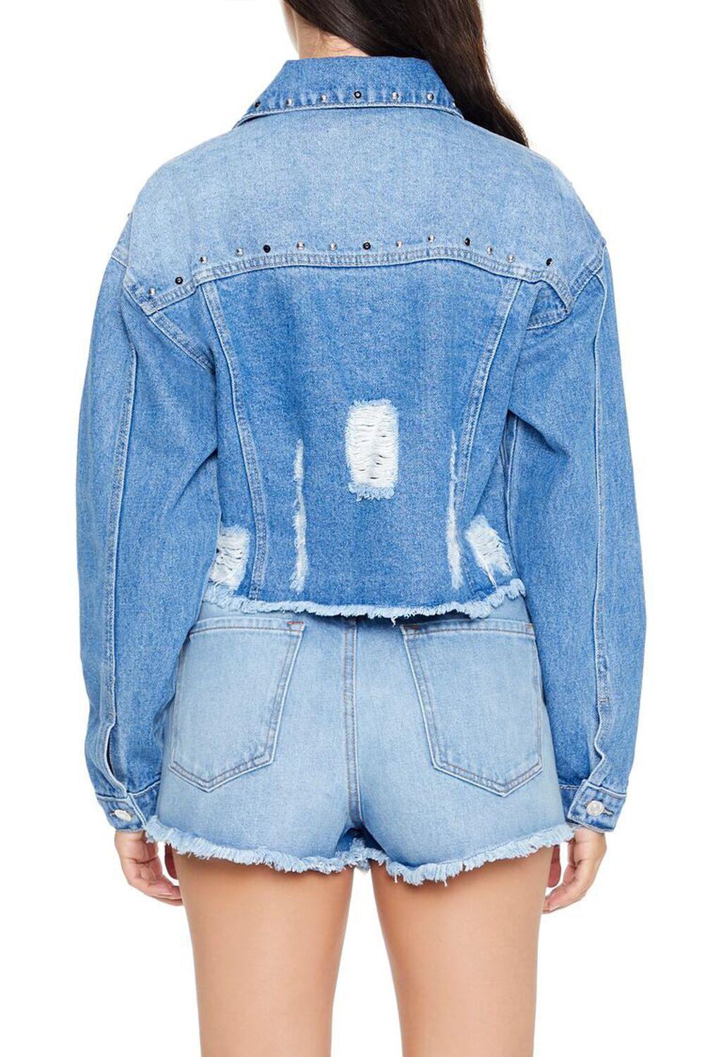 Studded Denim Trucker Jacket | Forever 21 Product Image