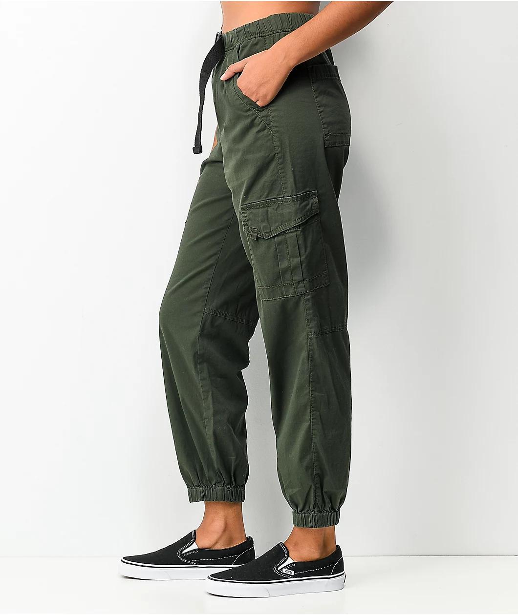 Unionbay Vaughn Green Cargo Jogger Pants Product Image