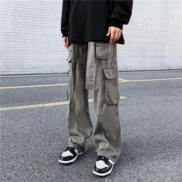 Loose Drape Street Workwear Pants Product Image