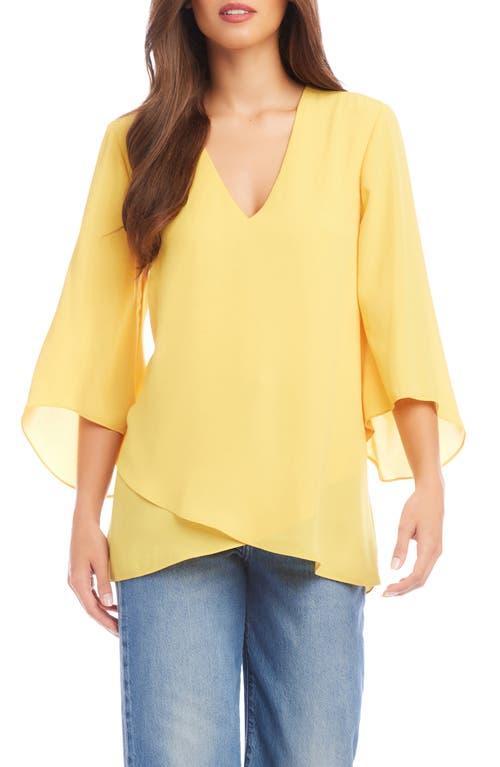 Karen Kane Crossover Hem Top Product Image