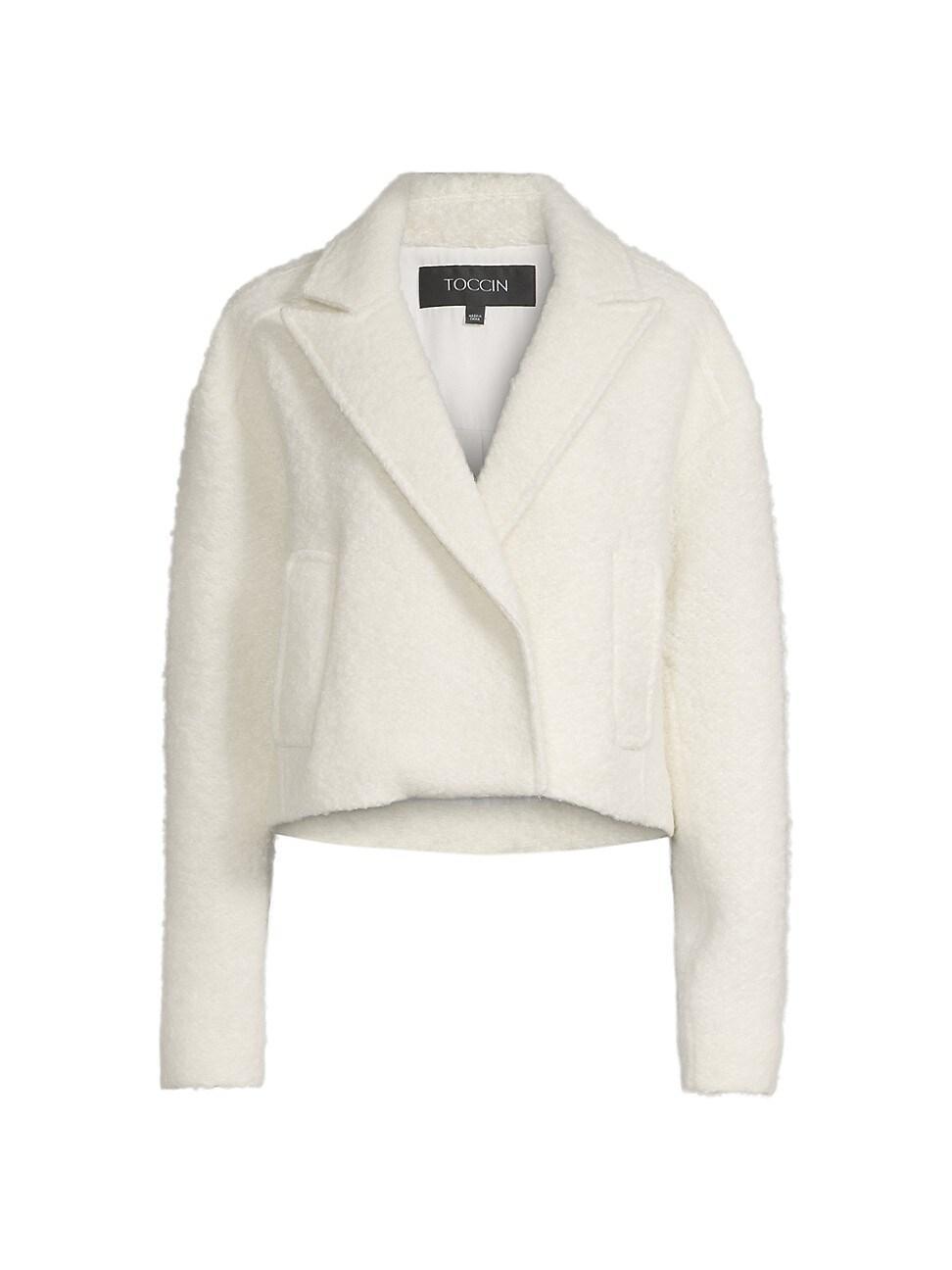 Womens Cora Wool-Blend Boxy Jacket Product Image