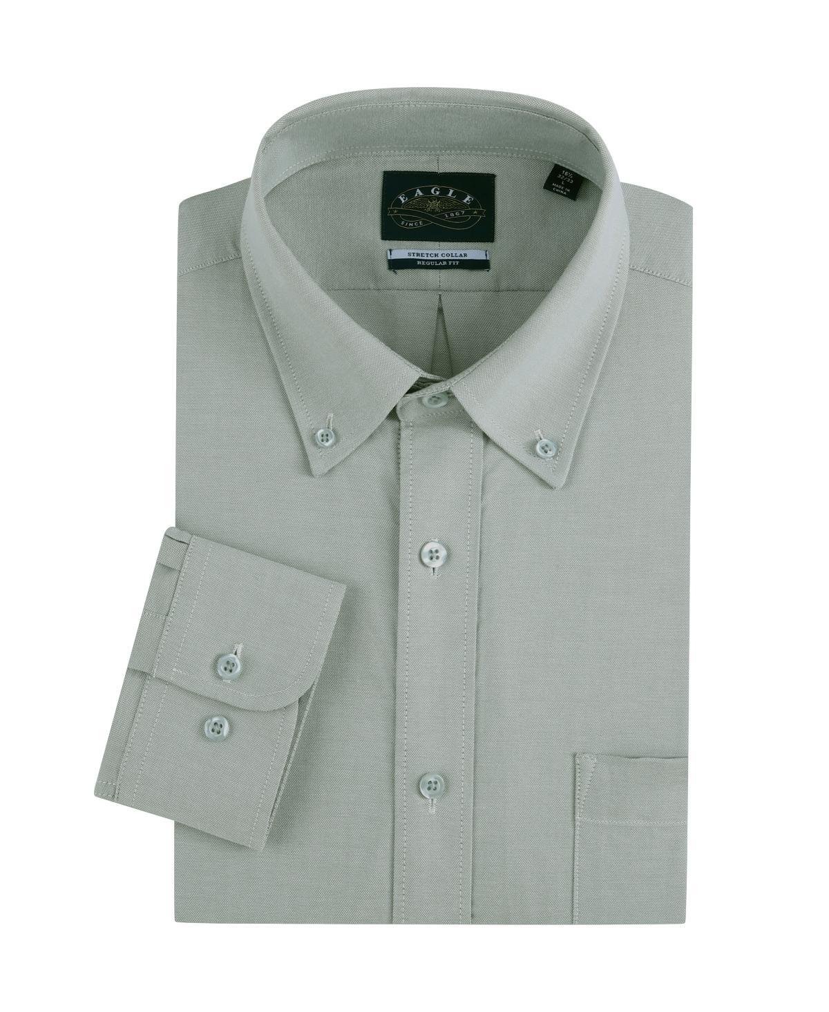 Eagle Mens Stretch Neck Pinpoint Oxford Shirt Product Image