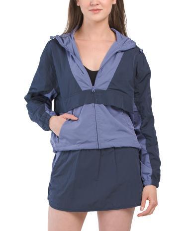 Radiant Color Block Tatum Hoodie Jacket for Women | Polyester/Nylon Product Image